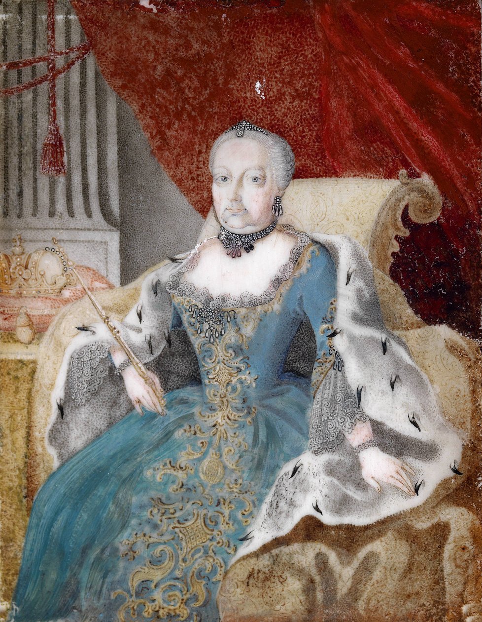 Maria Theresia的肖像（1717-1780） 作者 未知未知