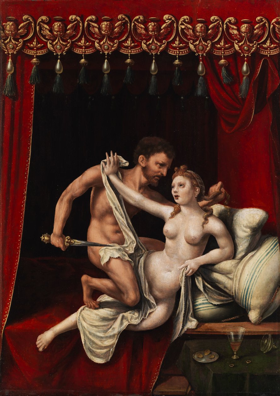 强奸Lucretia。 作者 未知未知