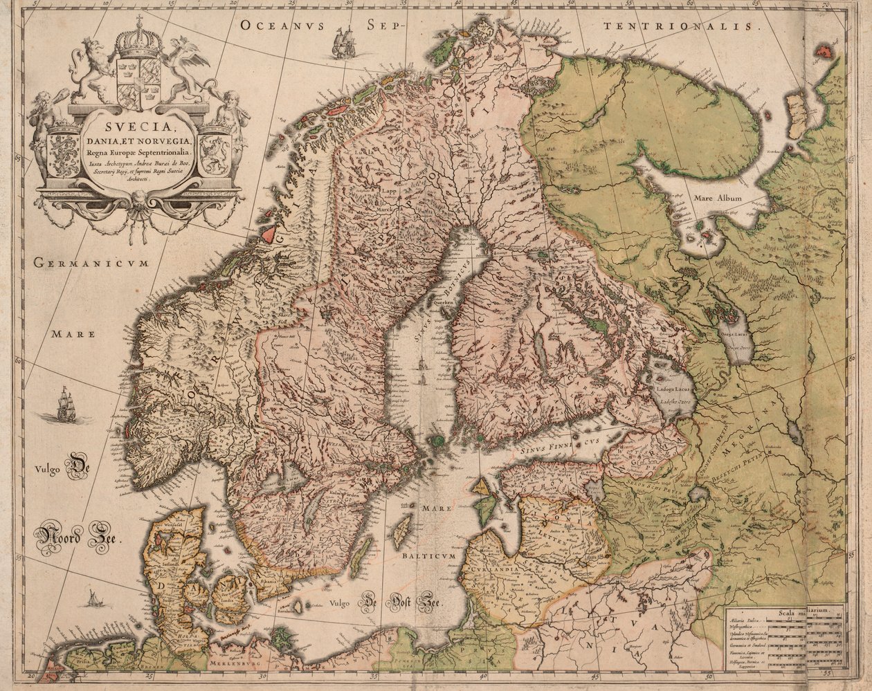 Svecia Dania et Norvegia 作者 未知未知