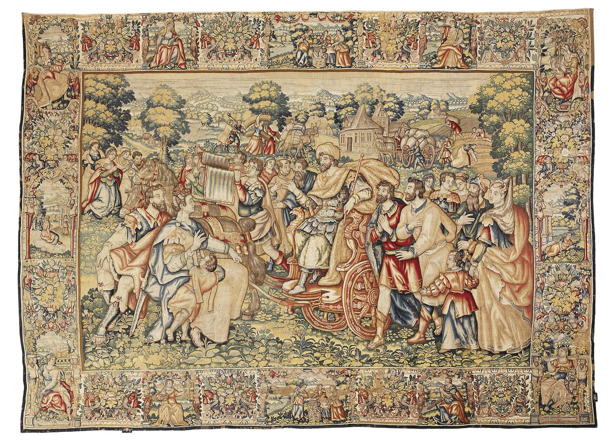Tapestry Jephta和他的女儿 作者 未知未知
