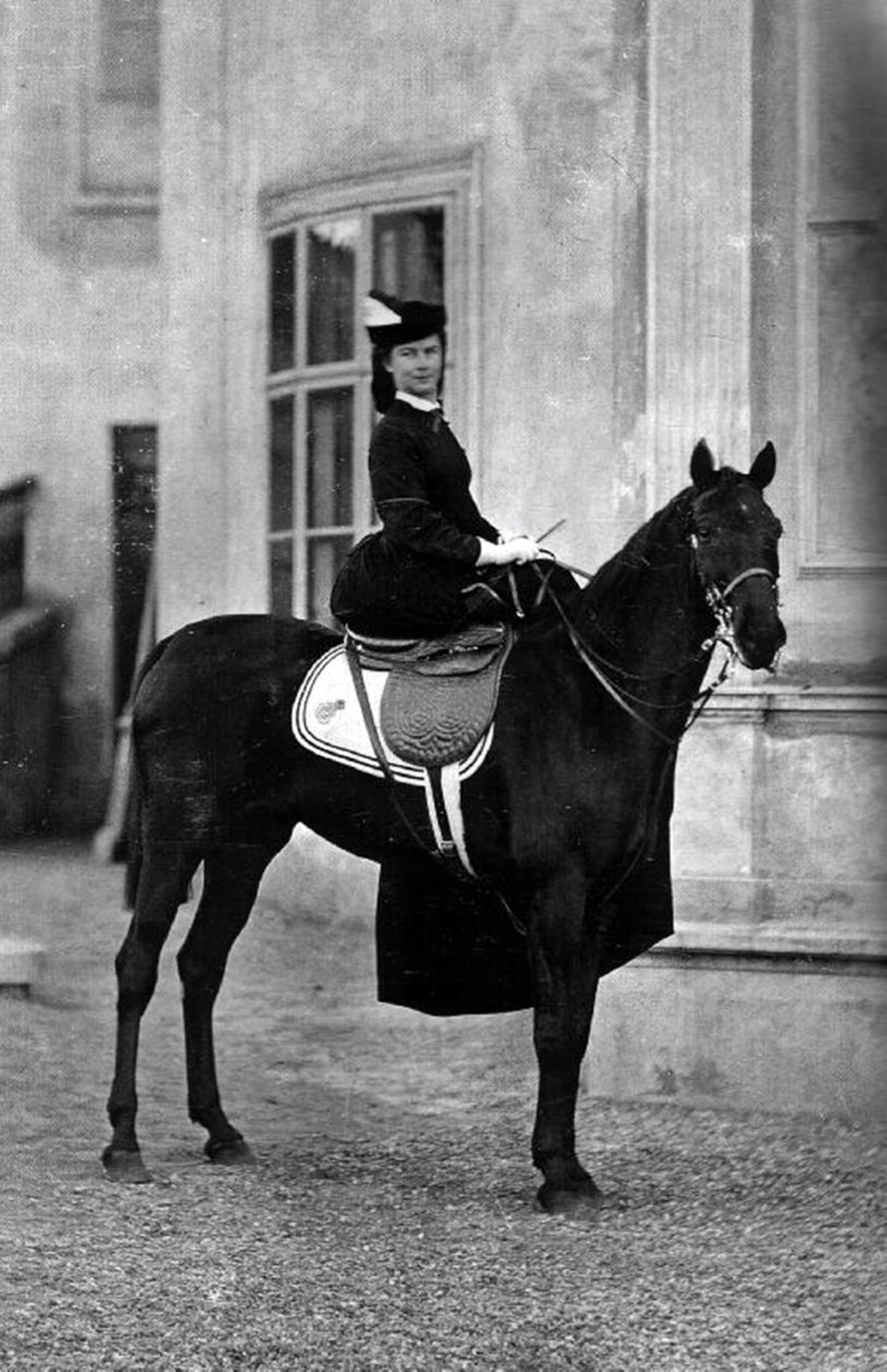 维特尔斯巴赫的奥地利女皇Elisabeth Amelie Eugenie于1896年在比亚里茨被称为Sissi 作者 未知未知