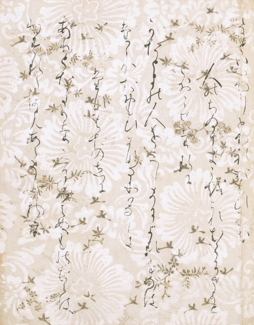 艺术家，未知作者，日本人 - 来自三十六位诗人的诗集 作者 未知未知