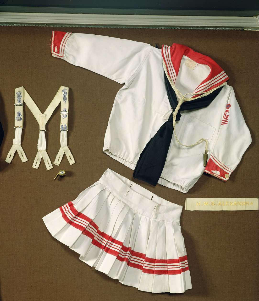 儿童水手服，1920年代（棉） 作者 未知未知