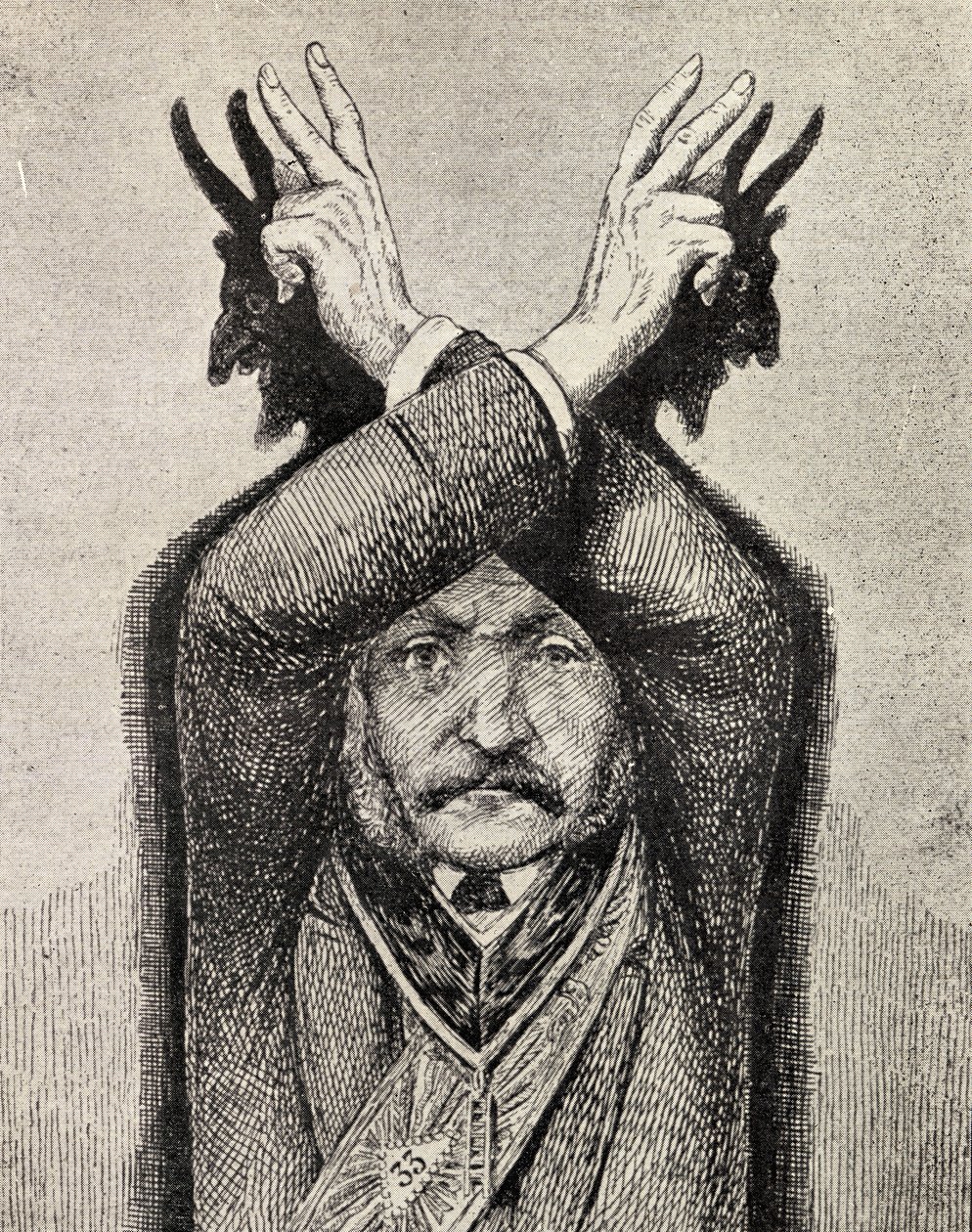 来自&39;The Freemason&39;的Devil Worship，由Eugen Lennhoff于1932年出版 作者 未知未知