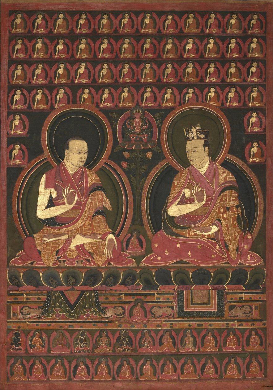 第八世噶玛巴，Mikyo Dorje（1507-1554）和他的老师First Sangye Nyenpa 作者 未知未知