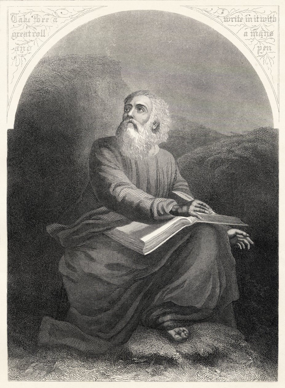 Isaiah，由S.Allen雕刻，来自&39;The National Illustrated Family Bible&39;，于1870年出版 作者 未知未知