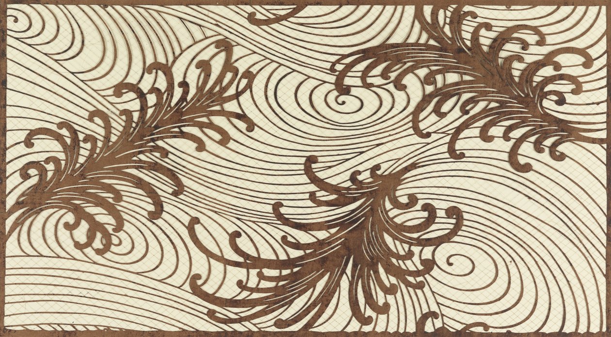 Kata-gami- Bracken Fronds and Water 作者 未知未知