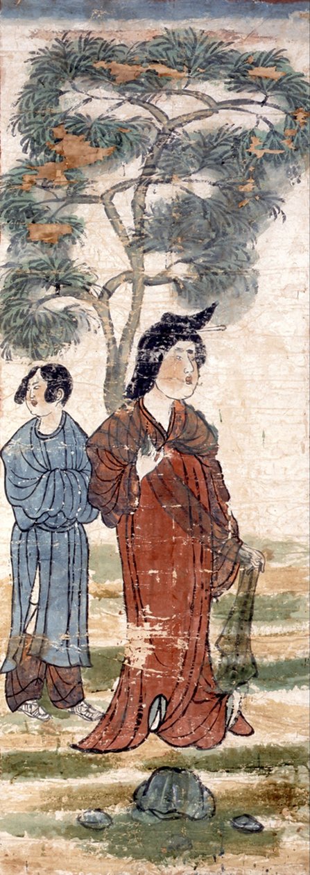 一棵树下的女士 作者 未知未知