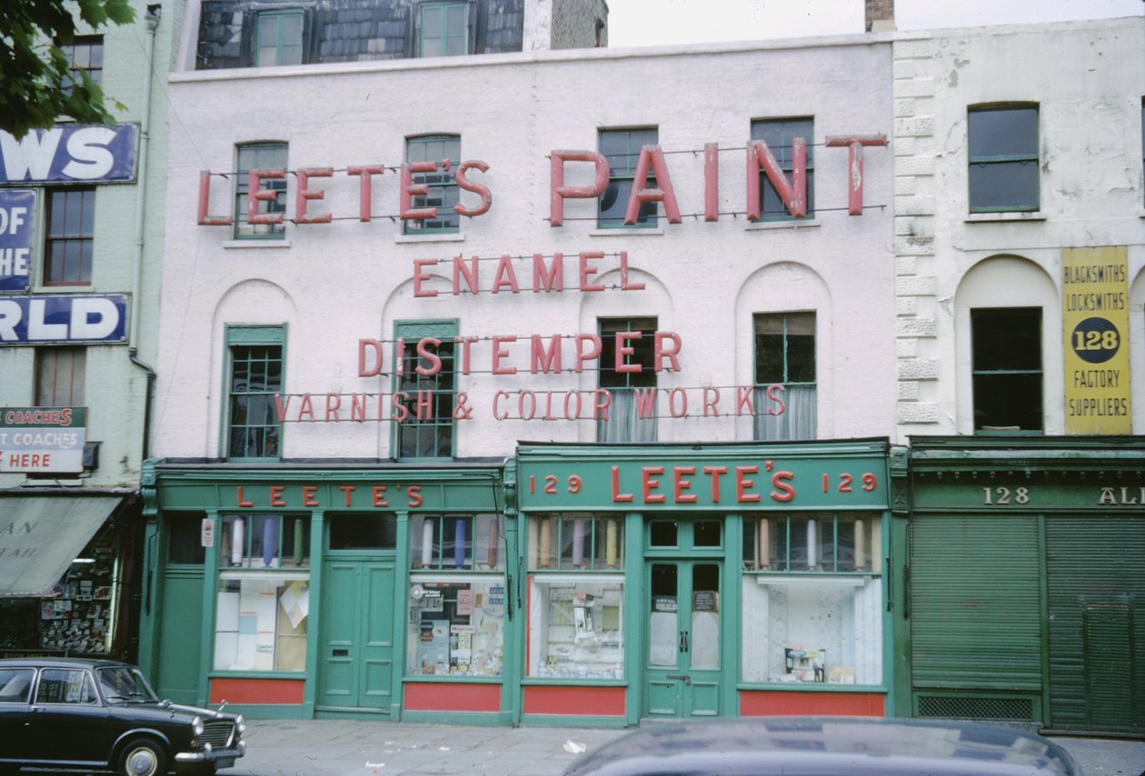 Leete的油漆工厂，Southwark，1966年 作者 未知未知