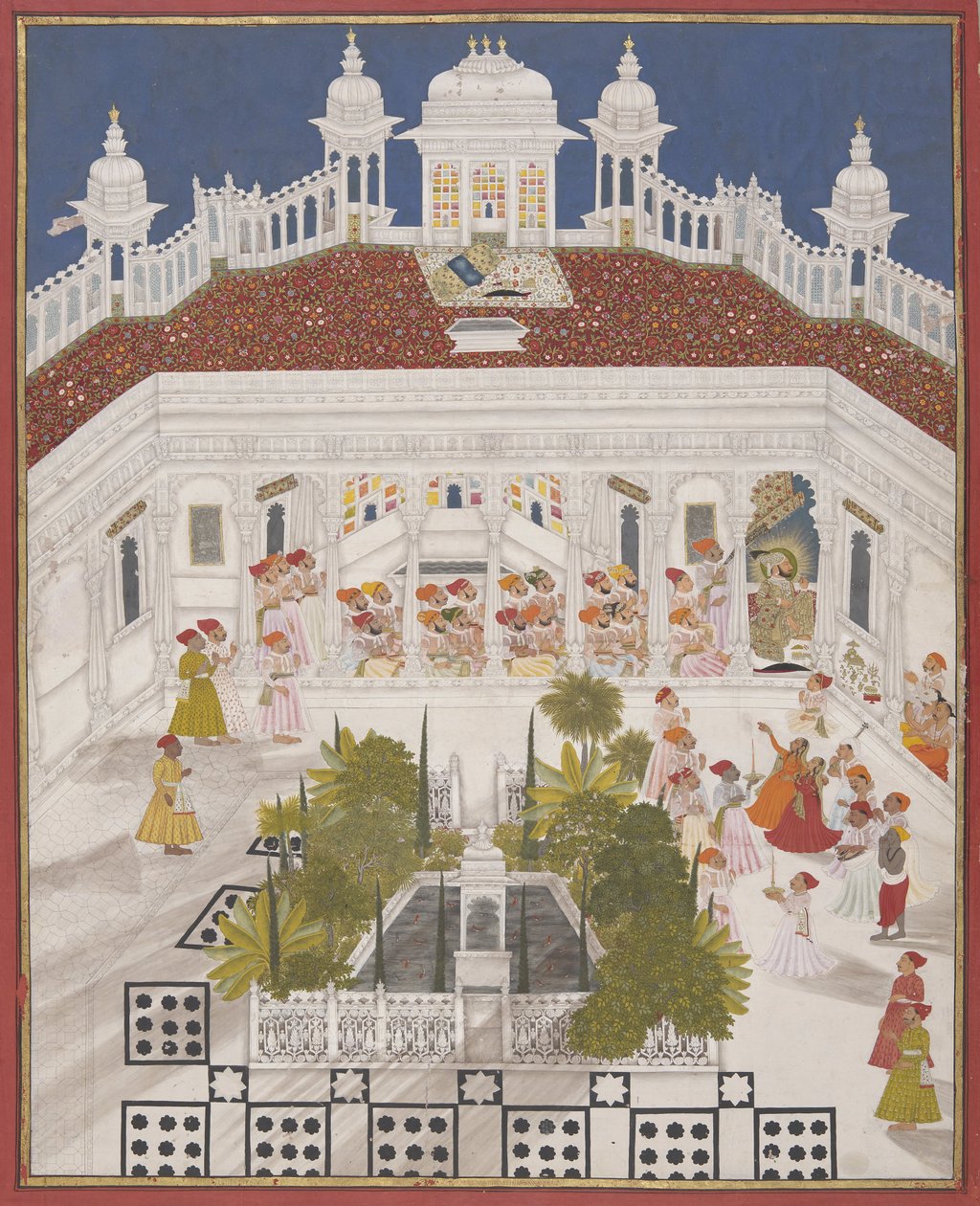 M Ari Singh在Amar Vilas执行Puja 作者 未知未知