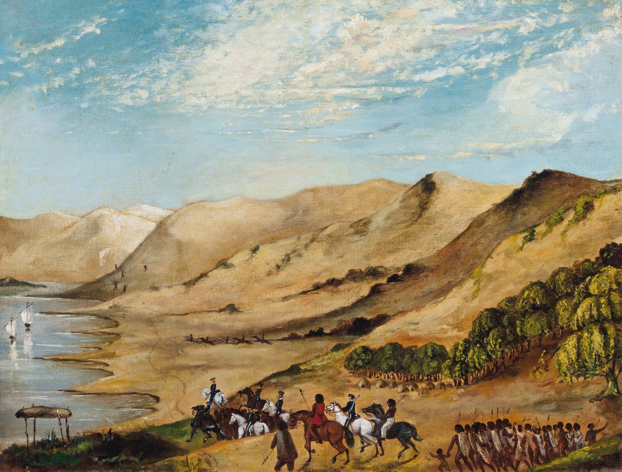 1840年8月，主要的OHallorans远征Coorong 作者 未知未知
