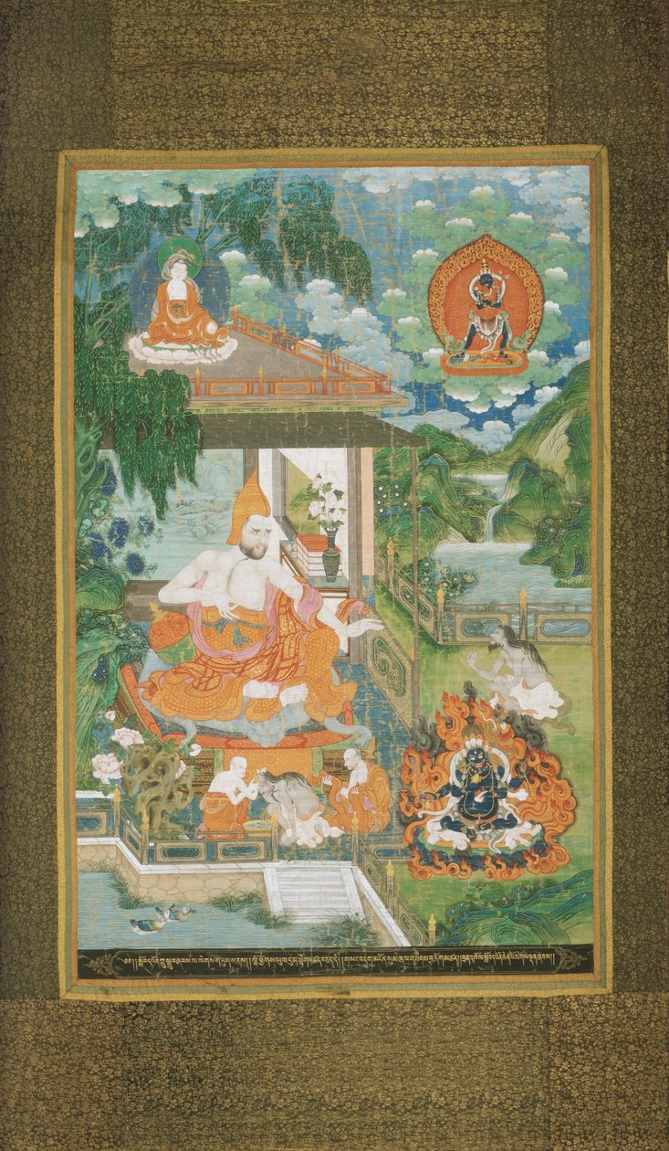 制造者不明，中藏 - 阿卡里亚巴瓦维维卡将非信徒转变为佛教 作者 未知未知