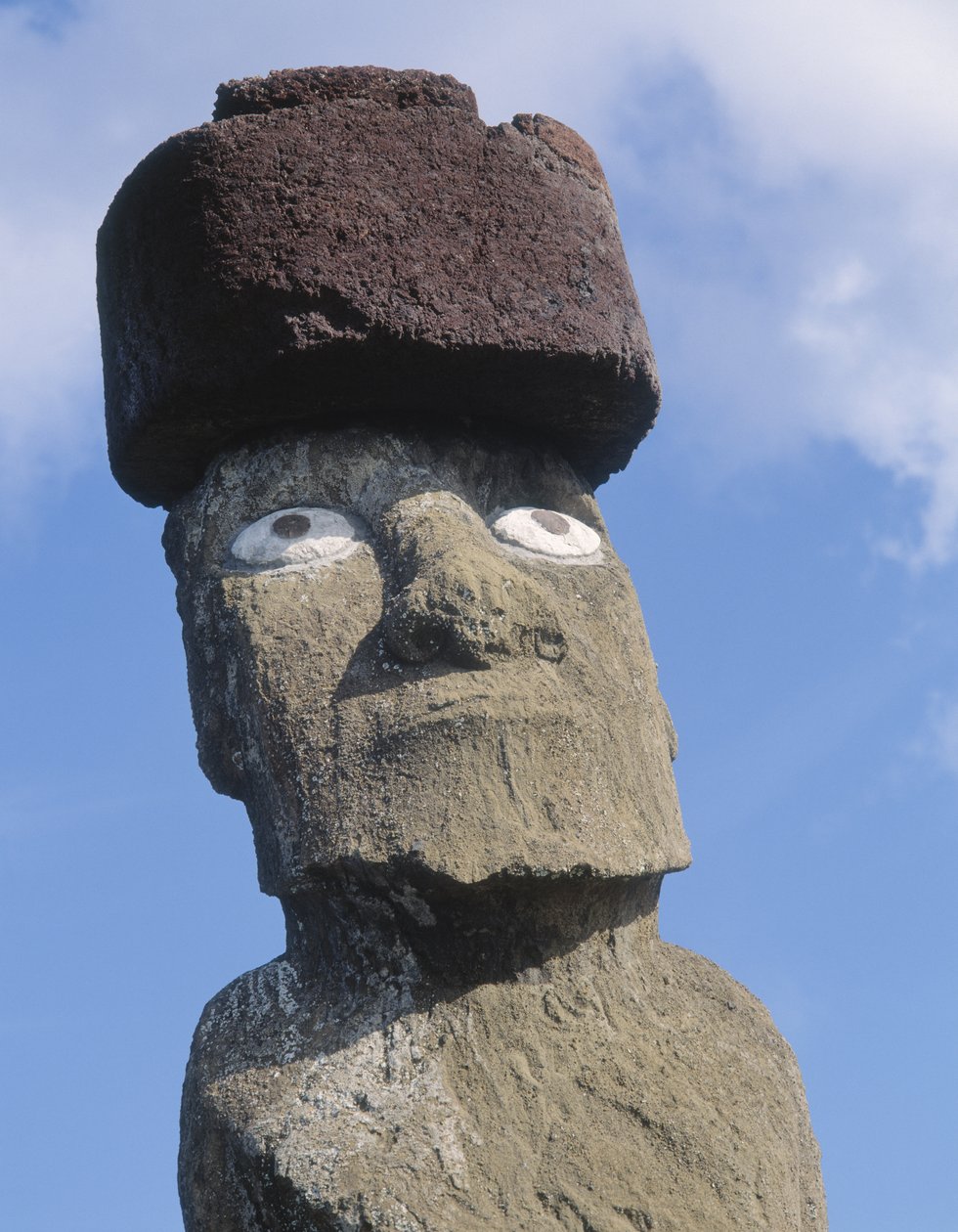 在Ahu Ko Te Riku的整体雕象，c.1000-1600 作者 未知未知
