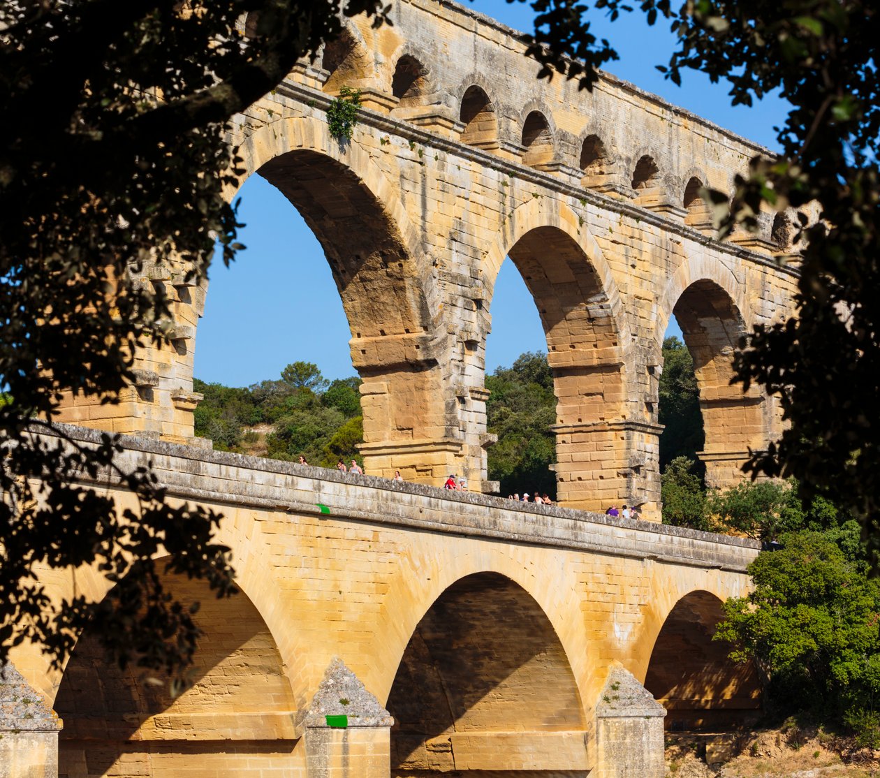 Pont du Gard，罗马渡槽，法国。 作者 未知未知
