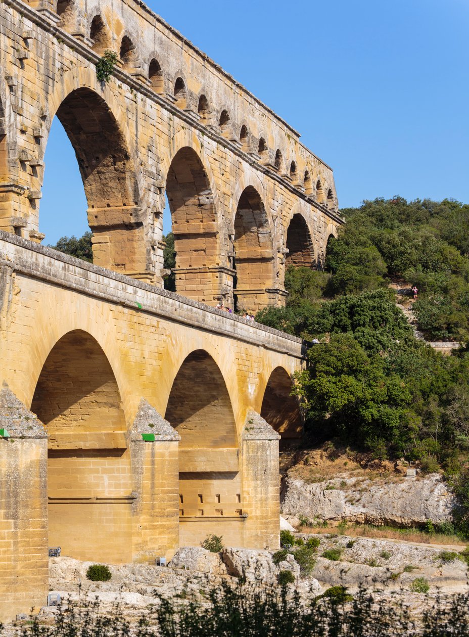 Pont du Gard，罗马渡槽，法国。 作者 未知未知