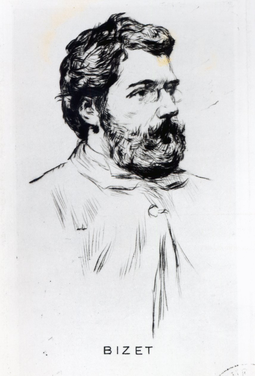 Georges Bizet的肖像（1838-75） 作者 未知未知