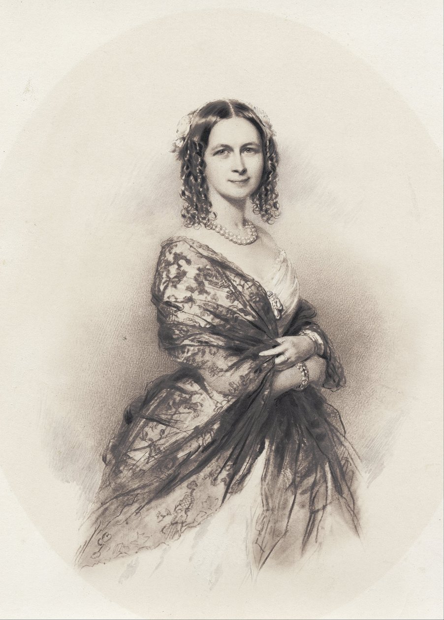 歌剧演唱家Jenny Lind的肖像（1820-1887） 作者 未知未知