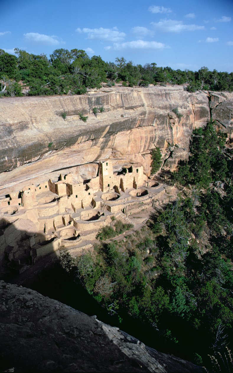Pueblo Indian悬崖住宅，建于11至14世纪 作者 未知未知