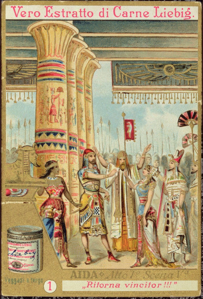 第一幕的场景，歌剧&39;Aida&39;的场景v，由朱塞佩威尔第（1813-1901） 作者 未知未知