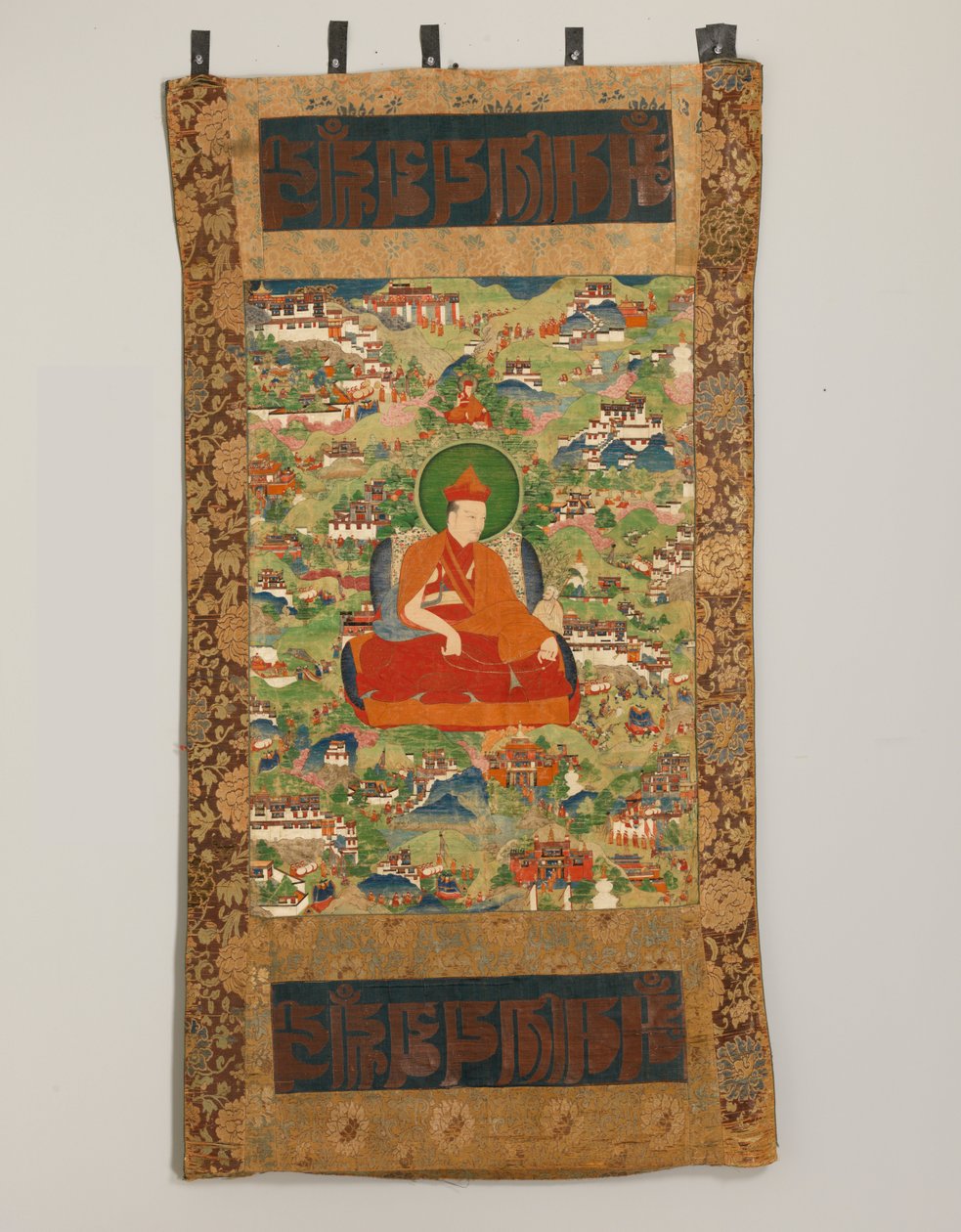 来自Sherab Gyaltsen（1436-1494，或1465）生命的场景，是萨克斯的第二十个王座持有者...... 作者 未知未知