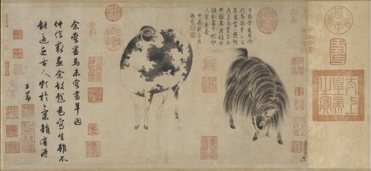 绵羊和山羊 作者 未知未知