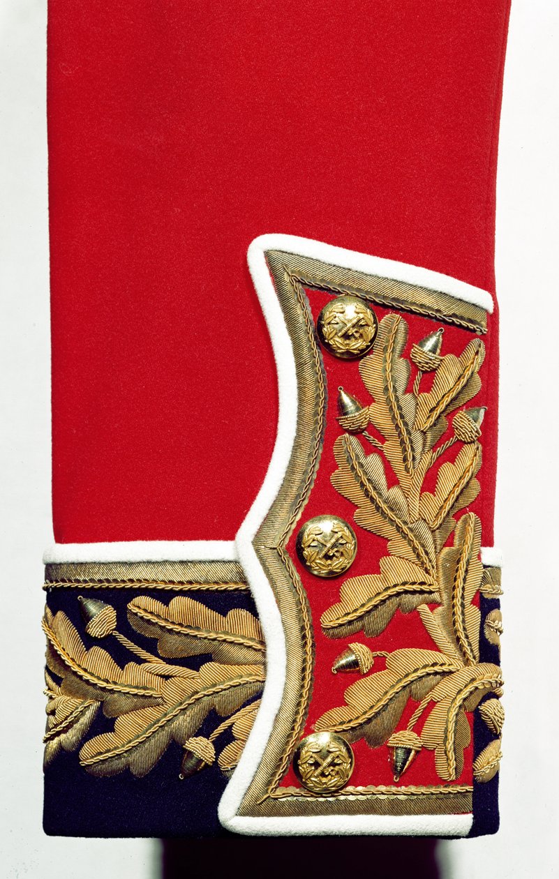 英国军队制服（纺织）的袖子细节 作者 未知未知