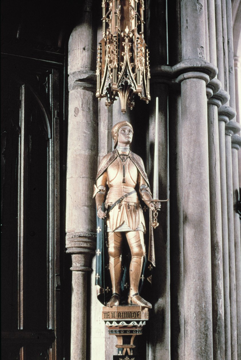 St. Joan of Arc，由Ninian Comper爵士（1864-1960）于1925年制作的青铜雕塑 作者 未知未知