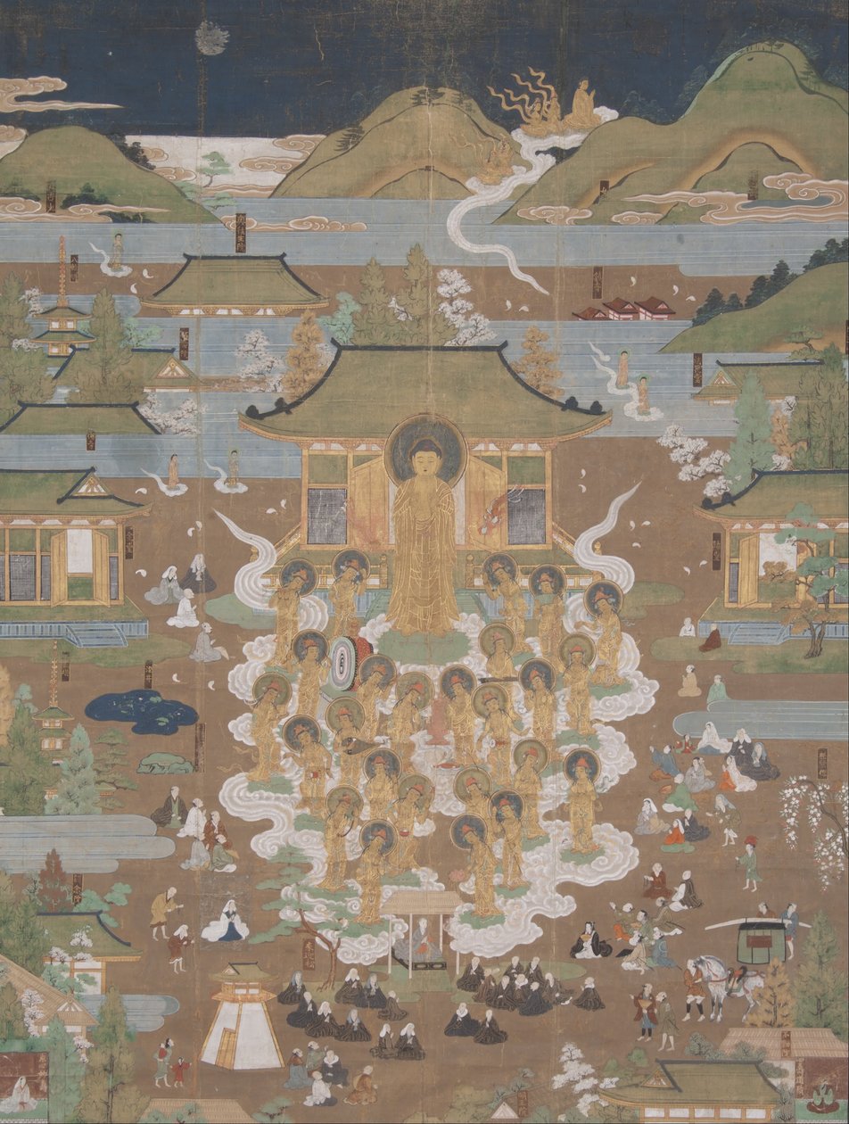 Taima Temple Mandala：Amida欢迎Chûjôhime前往西部天堂 作者 未知未知