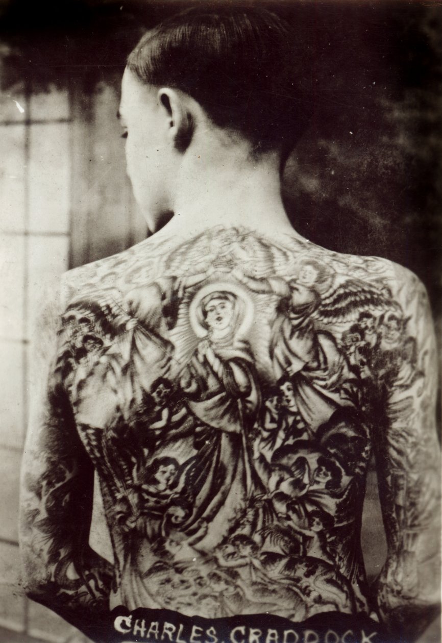 纹身的男人，1921年 作者 未知未知