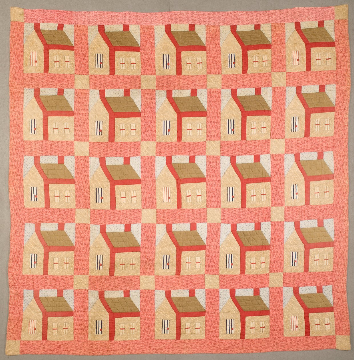 美国 -  School House Quilt 作者 未知未知
