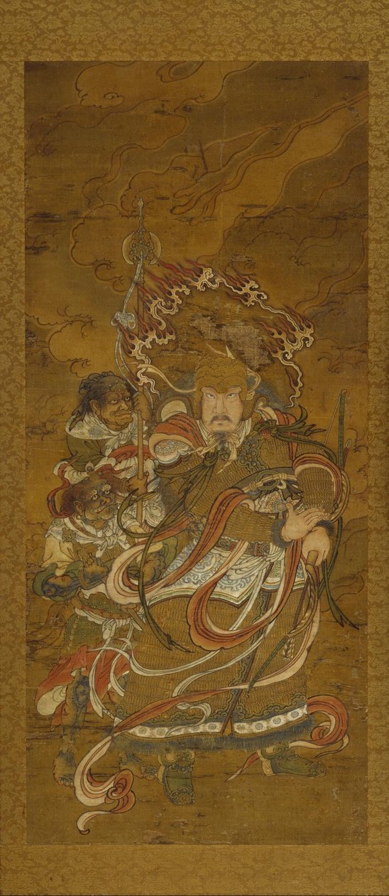 未知的中国人 - 与服务员的卫兵 作者 未知未知