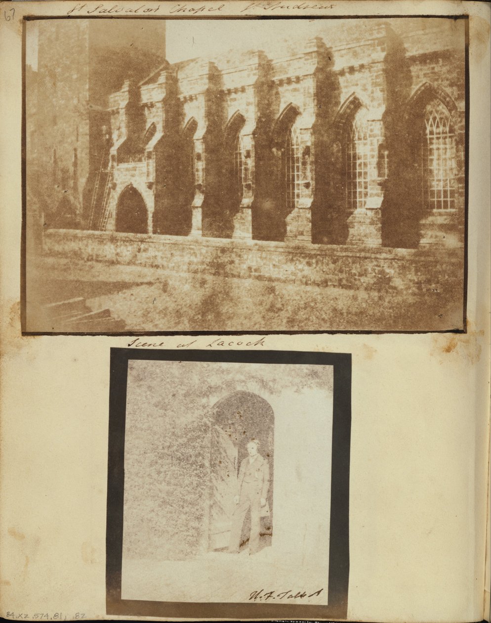 未知的制造商，英国 -  St. Salvators College Chapel，来自西南的圣安德鲁斯。 作者 未知未知
