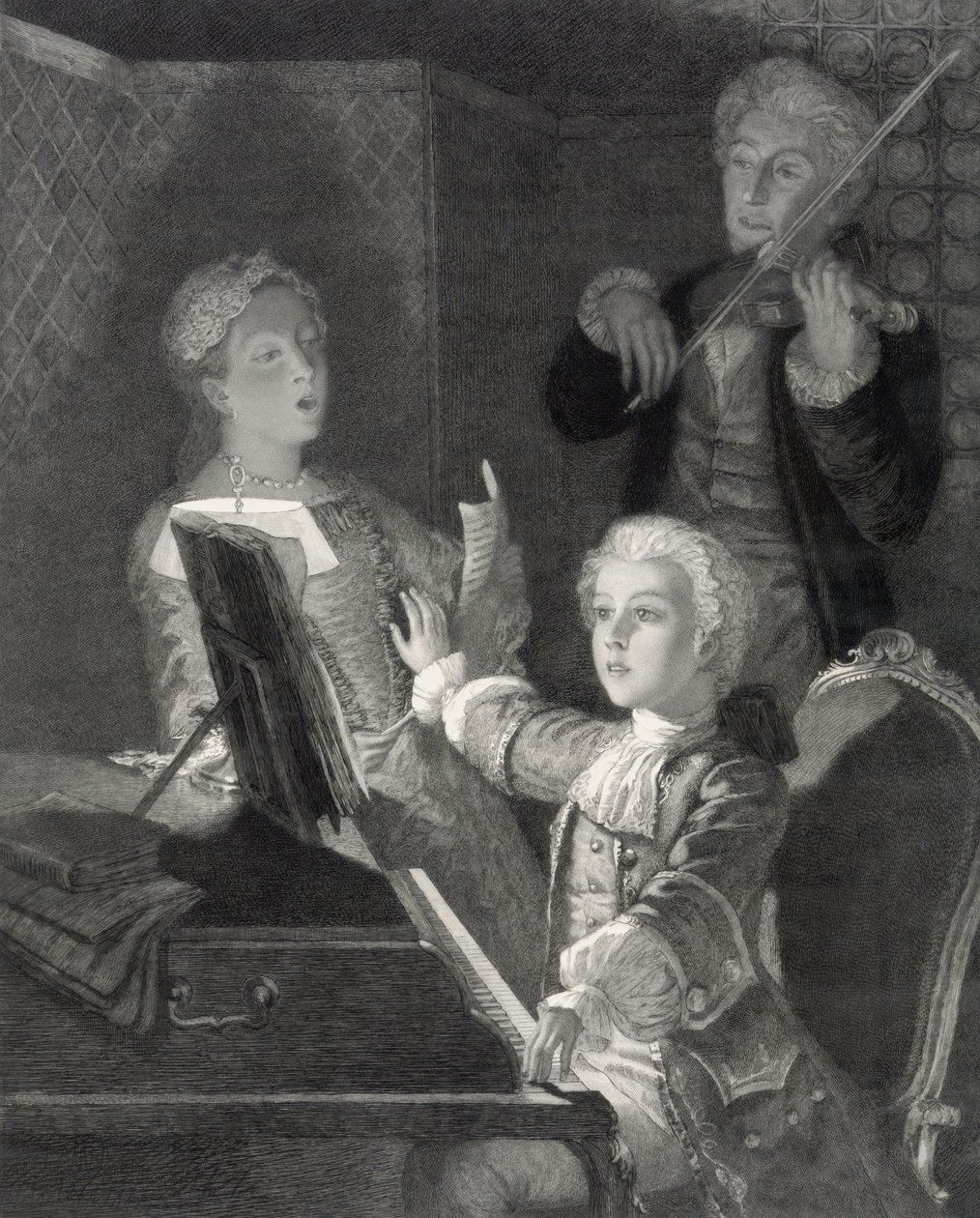 Wolfgang Amadeus Mozart小时候 作者 未知未知