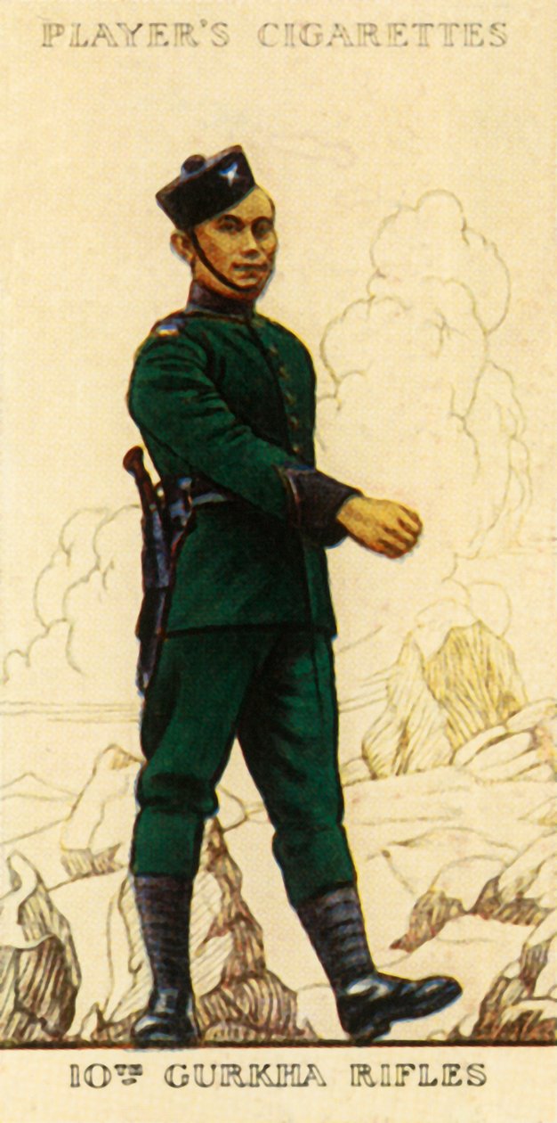 1936年，第10廓尔喀步枪。 作者 不明