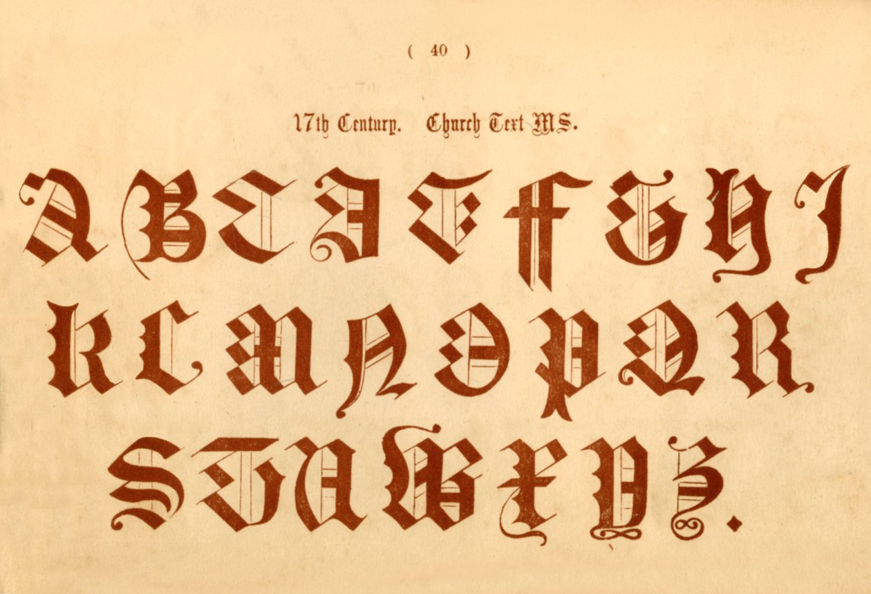 17世纪。教堂文字MS。，1862 作者 不明