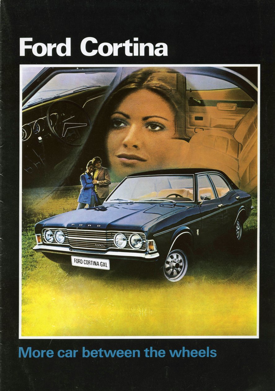 1972年福特Cortina Mk3销售手册封面。 作者 不明