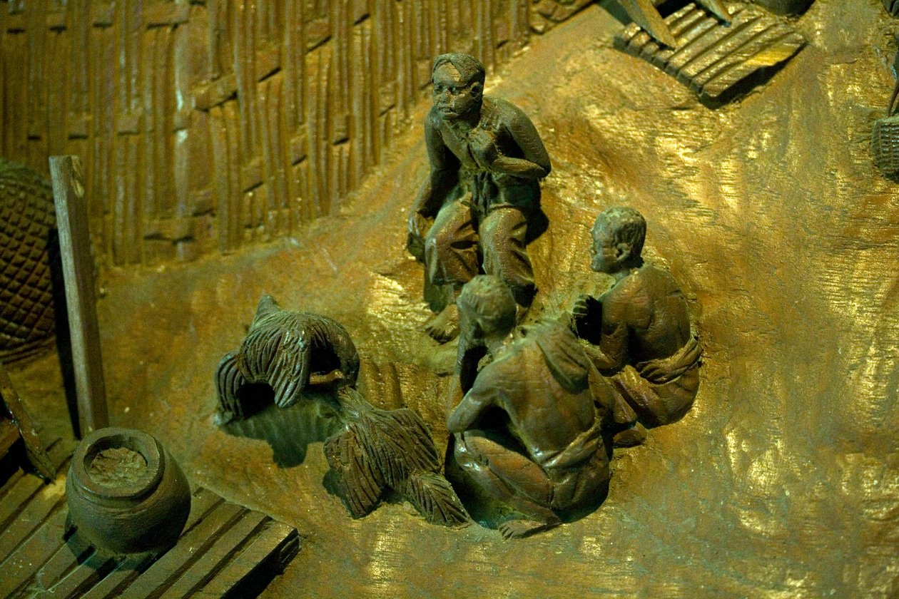 3D 木刻。 泰国，2007 年 1 月 17 日。（照片） 作者 不明