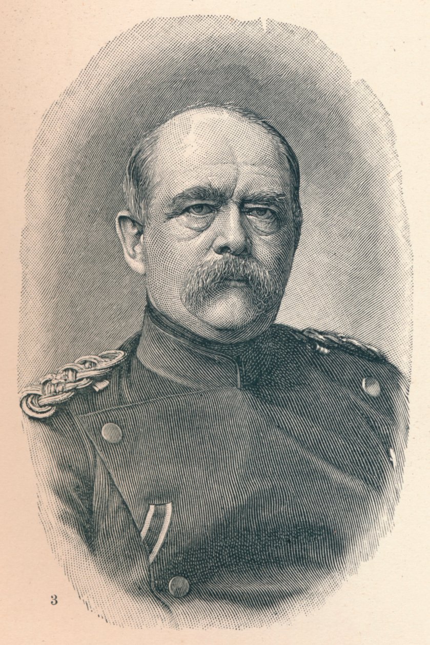 3-奥托·范Bi斯麦（Otto Van Bismarck），在他的职业生涯的四个阶段，1907年 作者 不明