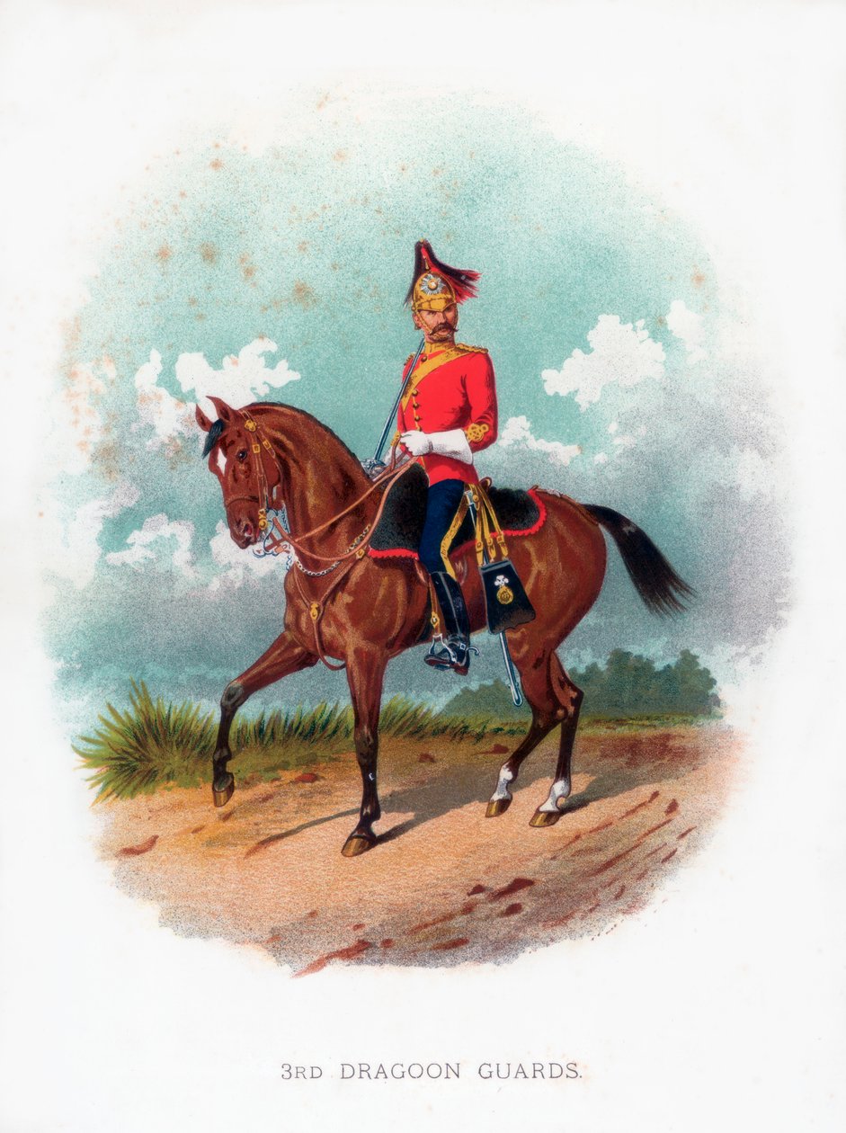 第三龙骑兵卫队，1888年 作者 不明