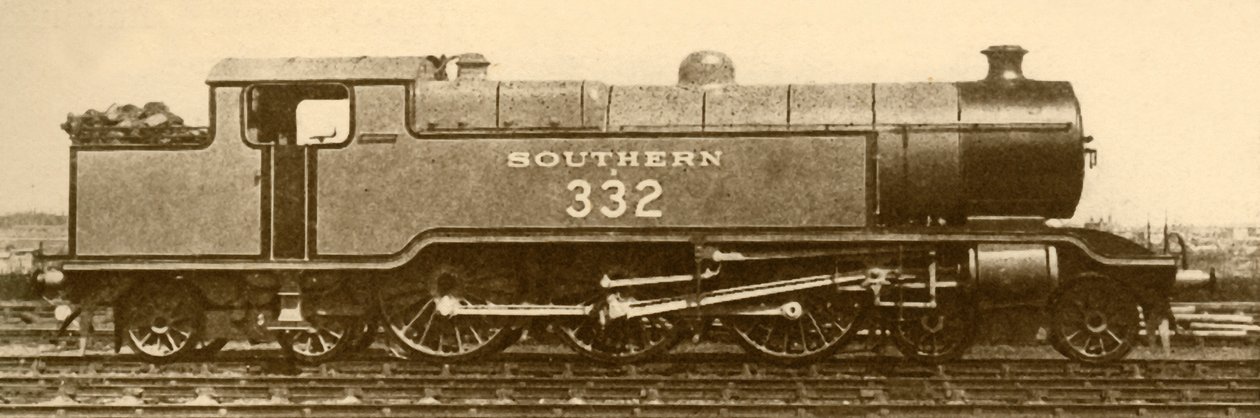 4-6-4波罗的海坦克发动机，南方铁路，1930年。 作者 不明