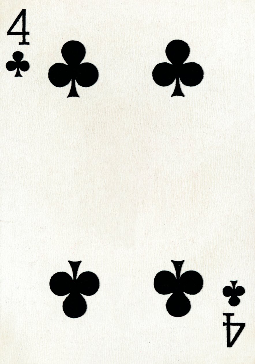 Goodall＆Son Ltd.纸牌组中的4个俱乐部，c1940 作者 不明