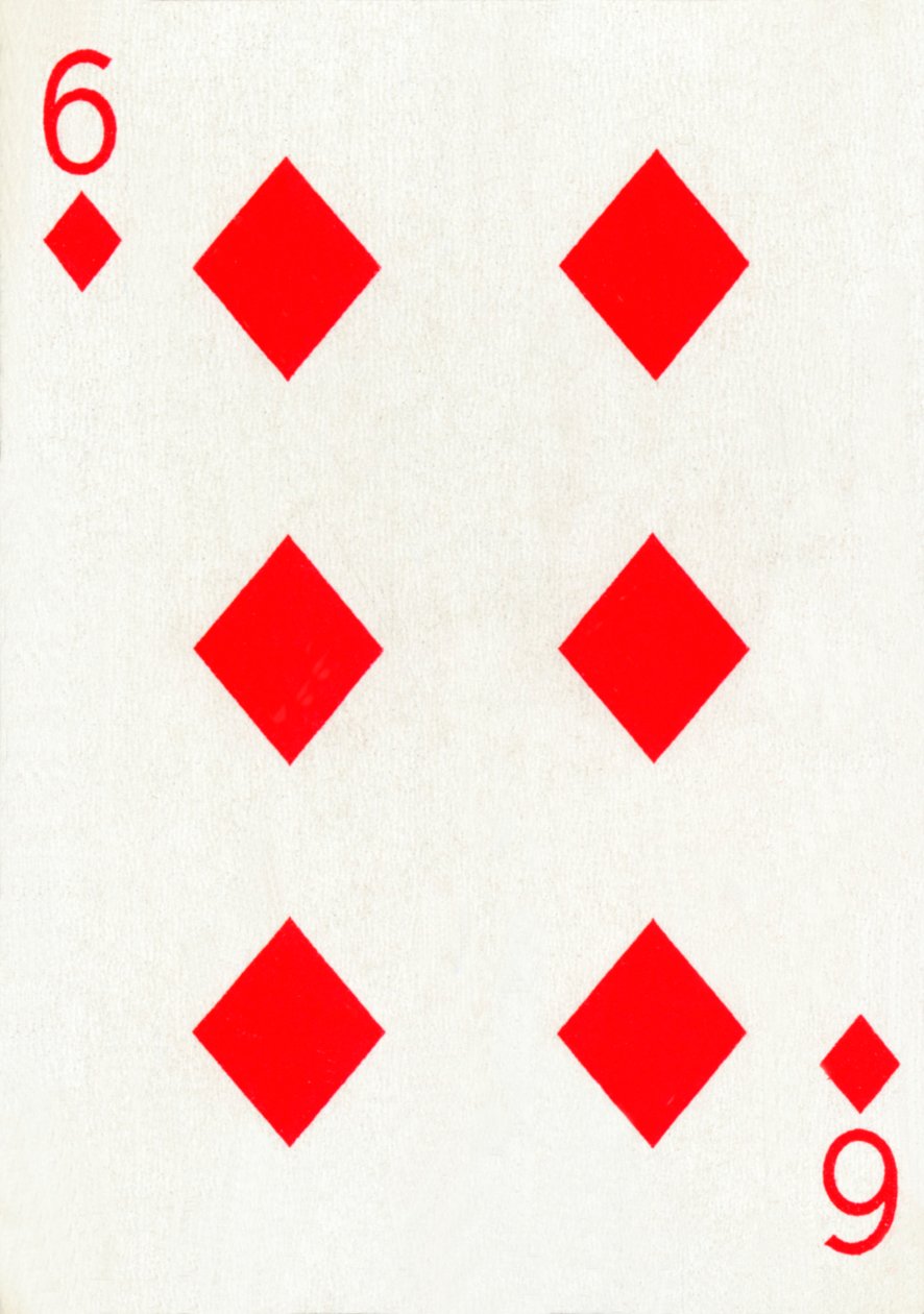 Goodall＆Son Ltd.纸牌中的6颗钻石，c1940 作者 不明