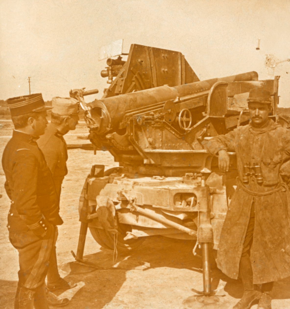 75自动高射炮，c1914-c1918 作者 不明