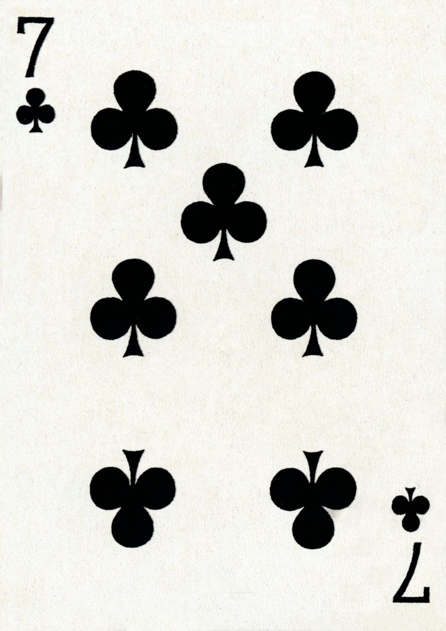 Goodall＆Son Ltd.纸牌组中的7个俱乐部，c1940 作者 不明