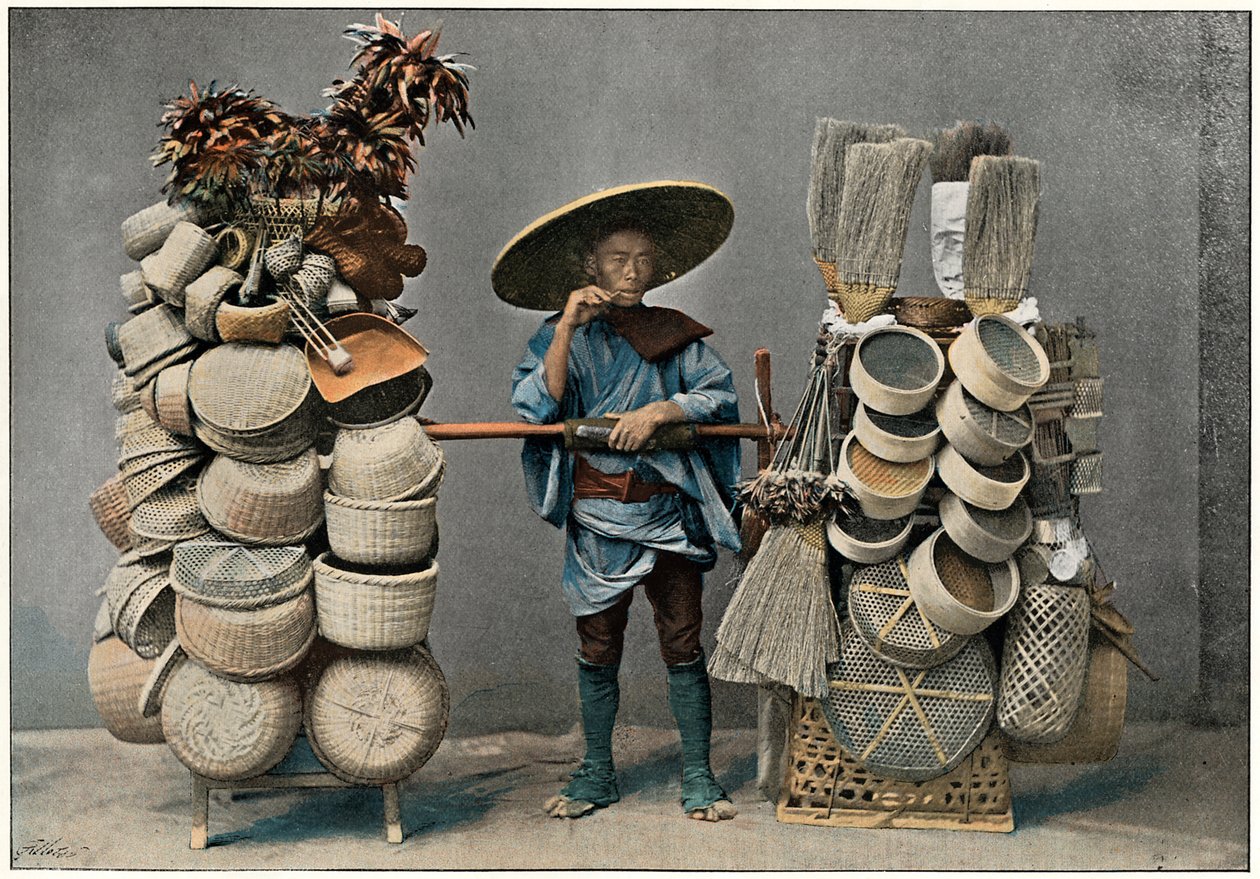 提篮商人，c1890 作者 不明