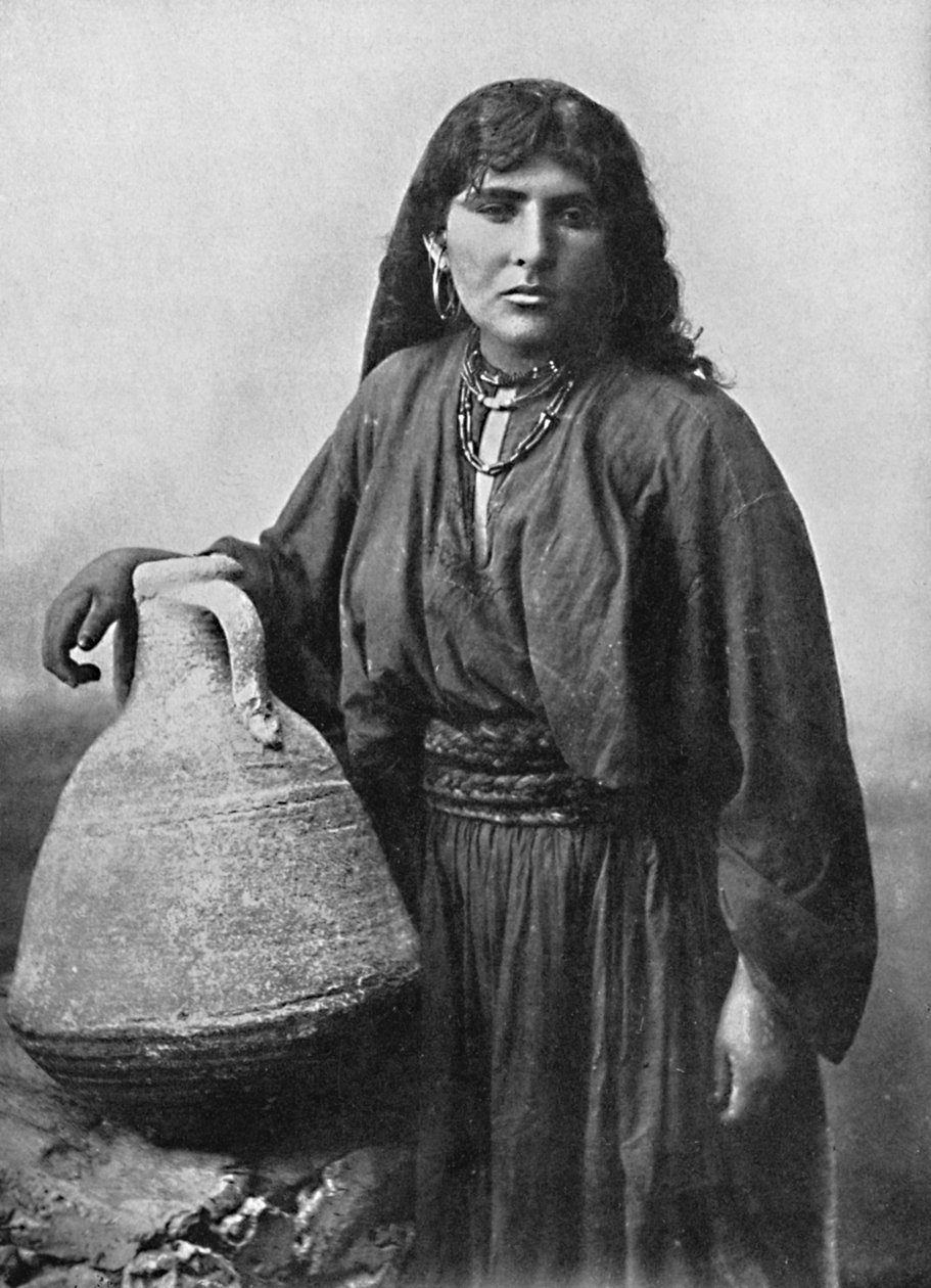 贝都因人的女人，埃及，1912年 作者 不明