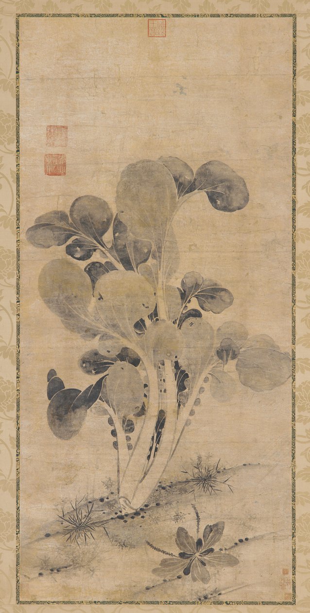 一株白菜，元末明初，14-15世纪。 作者 不明