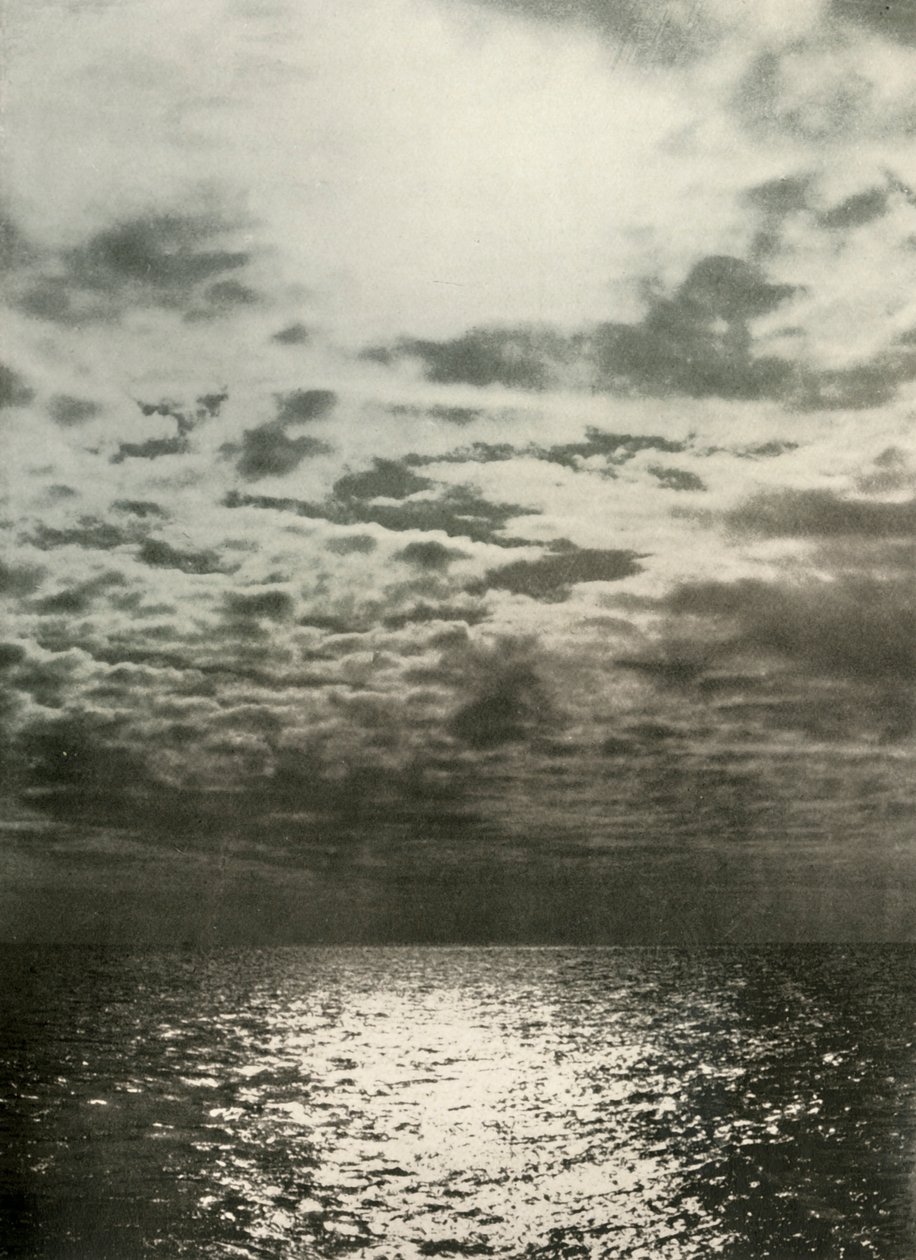 海冻结之前的云效应，c1908，1909年 作者 不明