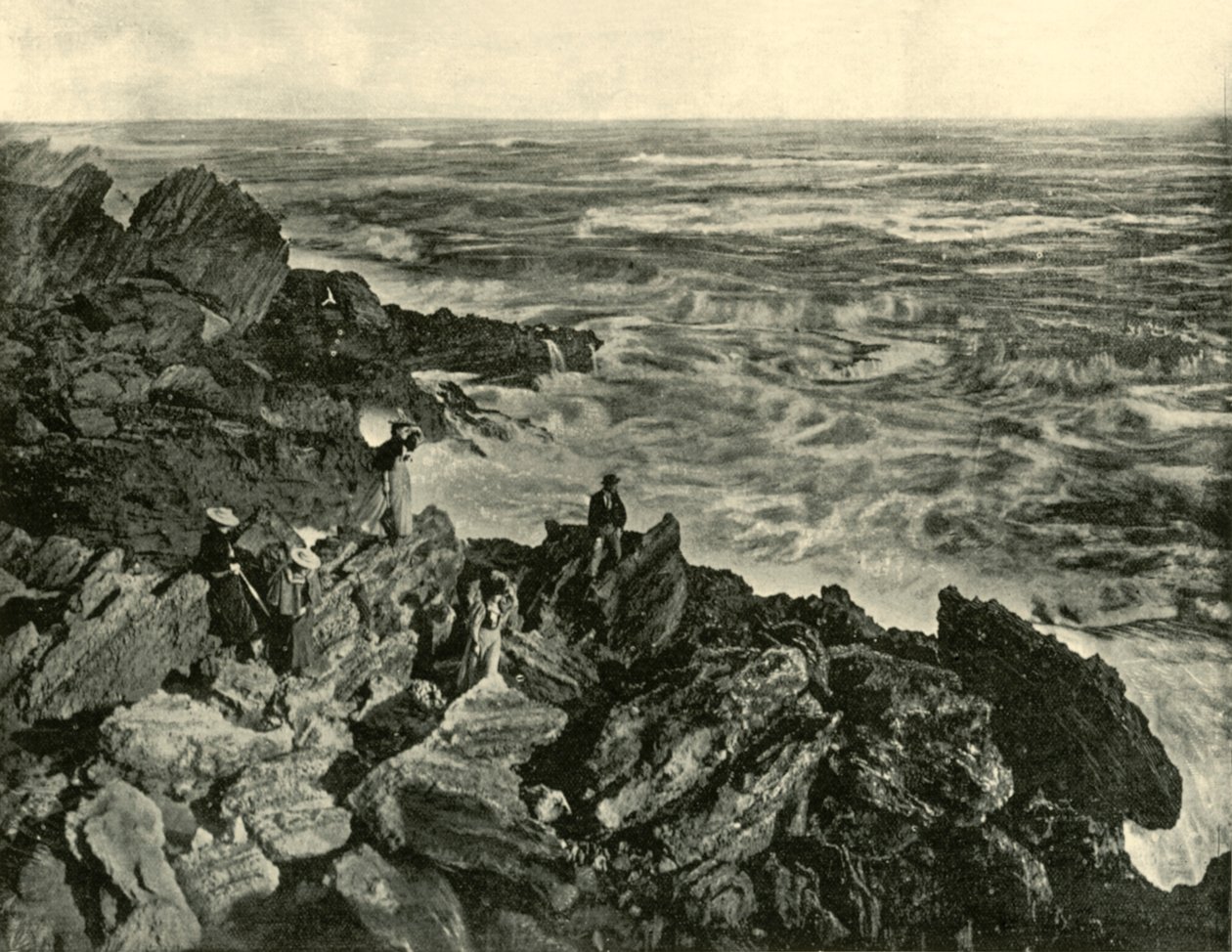 1901年，在瓦南布尔的海岸场景。 作者 不明