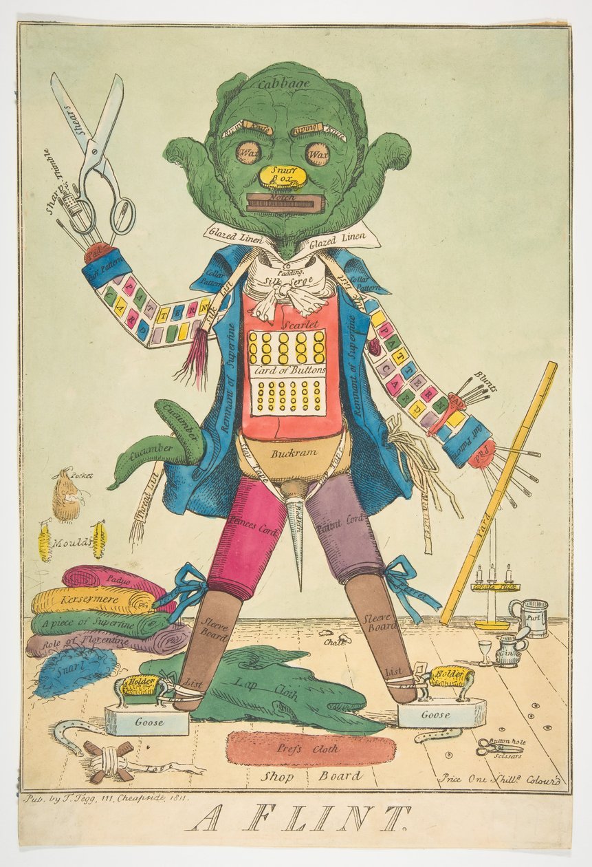 弗林特（Flint），1811年。 作者 不明